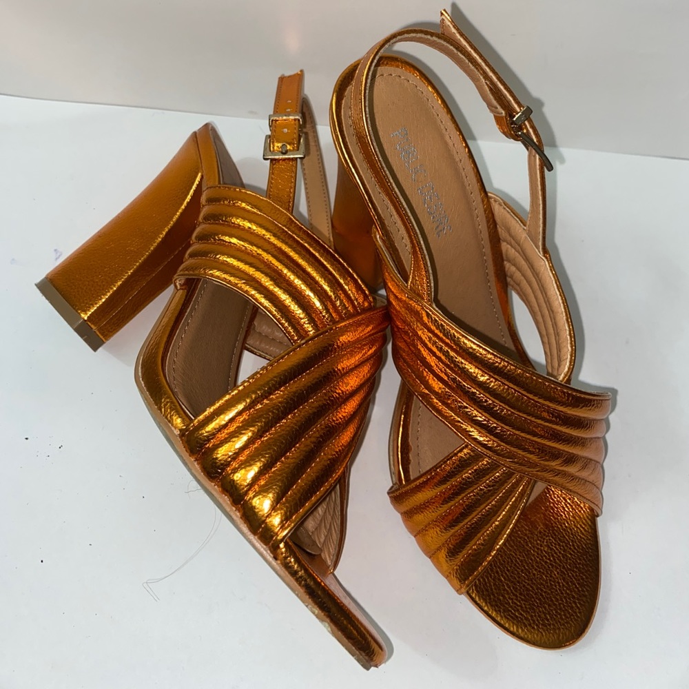 Orange mules - Picture 3 of 3